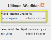wabalay2 lista de recientes en Wabalay