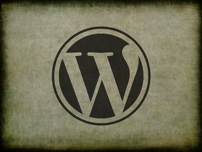 WordPress en papel envejecido