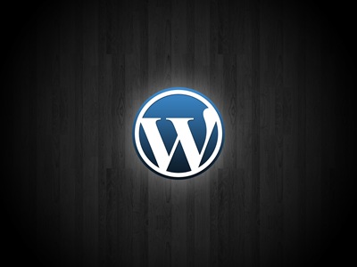 WordPress sobre madera