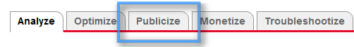 Haz clic en Publicize