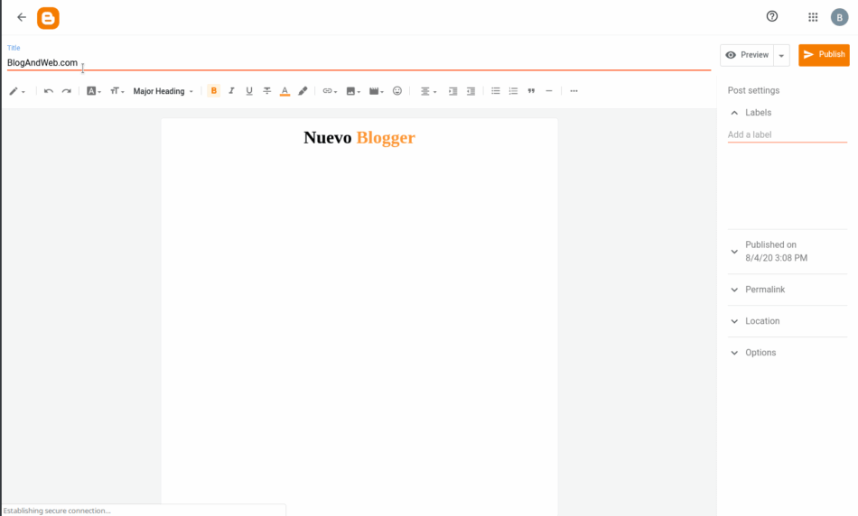Cómo pasar del legacy Blogger al nuevo Blogger
