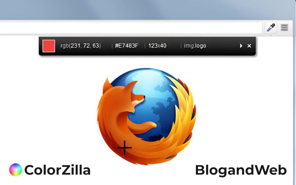 ColorZilla. Identifica los colores de la web.