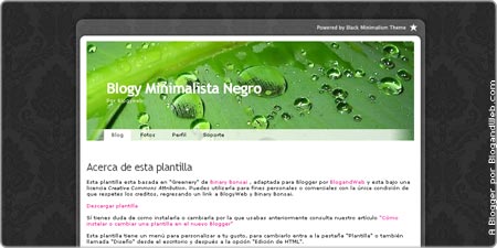 Minimalista Negro demo