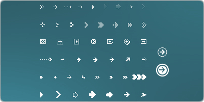 Viñetas de Pixel Arrows