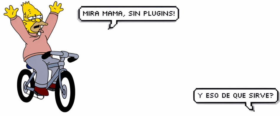 El mito de las soluciones “sin plugins” en WordPress
