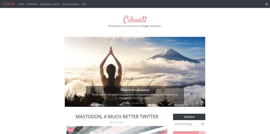 Plantilla Blogger Cihuatl